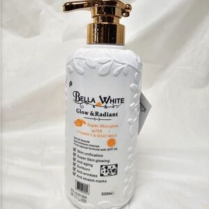 Bella White Glow & Radiant Lotion vitamic c and Goat milk lotion